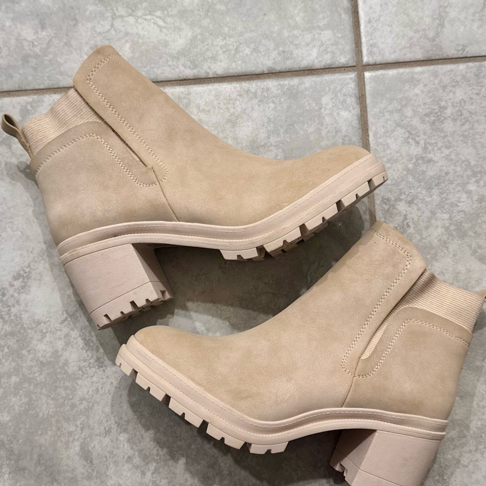 Brand New Beige Ankle Boots for Women